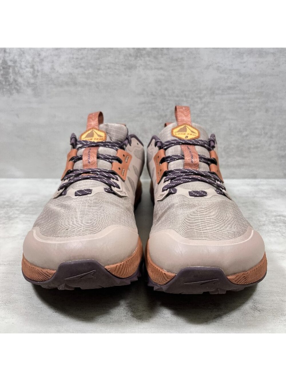 Altra Lone Peak 8 Zero Drop Trail Running Shoes - Women's Size 11 - Orange - Picture 3 of 9